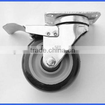 Swiveling Groove Caster With Brake photo-4