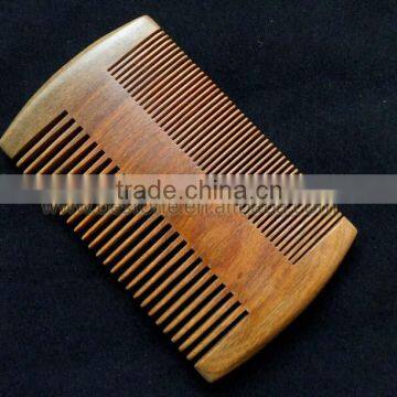 Fine Wood Pocket Beard Comb photo-2