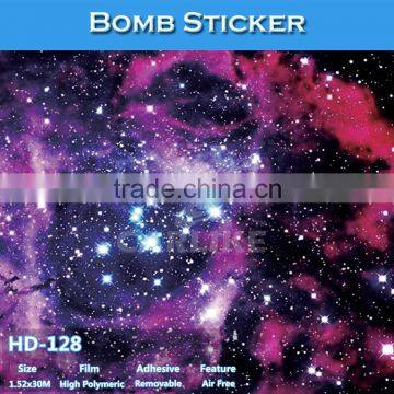 HD-128 CARLIKE Starry Bomb Vinyl Sticker Car Wrapping Foil