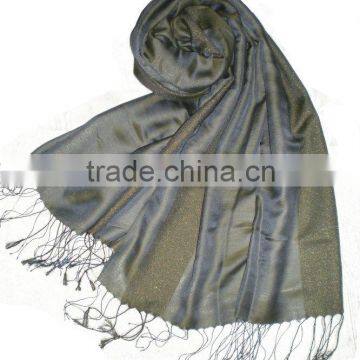 Solid Color Fashion Long Silk Shawl