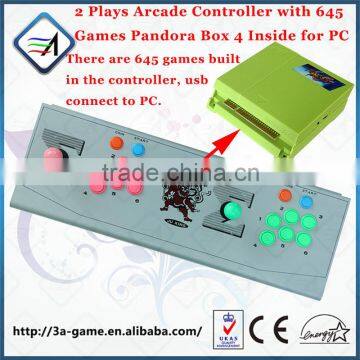 Arcade Joysticks Buttons Controller Kit with 2 in 1 Mutli Mode Pandora Box 4 Jamma 645 in 1 Game Board and Play PC Game Online