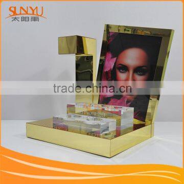 Golden Color Magnetic Counter Levitation Display Assemble