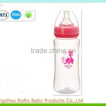 High quality BPA free cheaper plastic milk bottle for baby