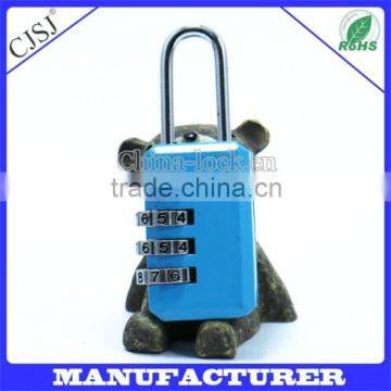 2015 hot sale cjsj brand low price cr-05b stalnless steel combinatin padlock