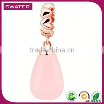 Jewelry Wholesale Pink Glass Charm photo-4