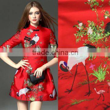 Fashional women garment polyester dobby fabric, in stock selling