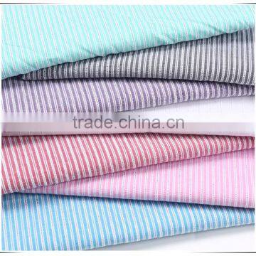 wholesale 100 cotton stripe shirt fabric, yarn dyed fabric