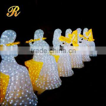 LED lighted acrylic outdoor christmas decorations