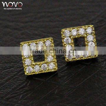 Brass earring 18k gold jewelry wholesale jewelry earring