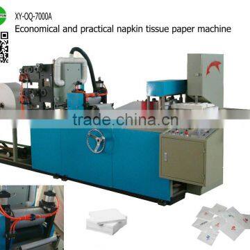 Economical and practical napkin tissue paper machine