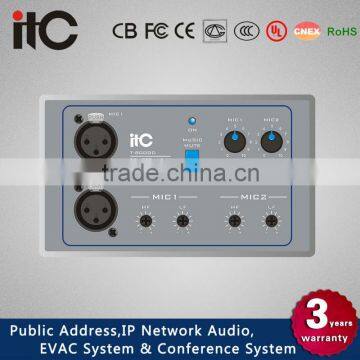 ITC T-8000 Series Remote Audio Source Selector With Mic Input photo-2