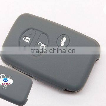 Hot sale silicone key rubber protect for Toyota 3 button key cover in colorful