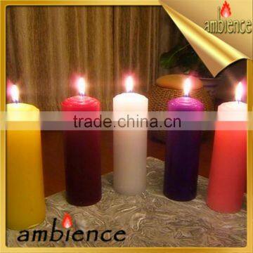 church candle paraffin wax religious pillar candle