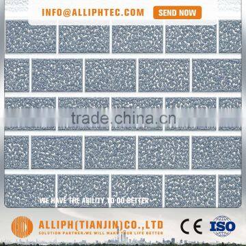 Quality color embossed metal panel for exterior and interior wall