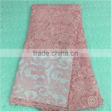 2015 Best Selling New High Quality French Lace With Sequins for Women Dress photo-2