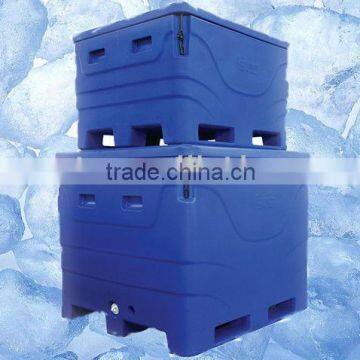 Rotomolding insulated fish tubs, fish box, made of food standard PE