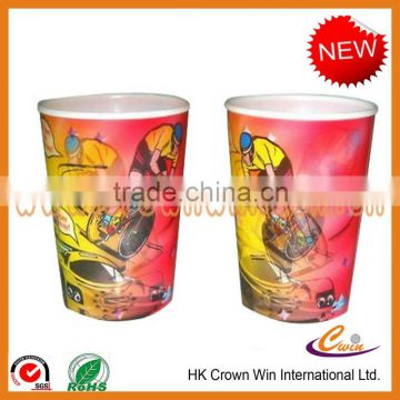 Plastic 3D Lenticular Kid drinking cup