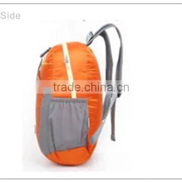 outdoor folding fashion girls travel backpack Colorful Simple Stylish Folding Bag in guangzhou factory