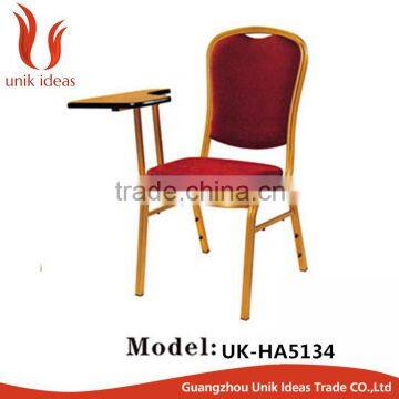 banquet hotel conference meeting training chair with writing pad