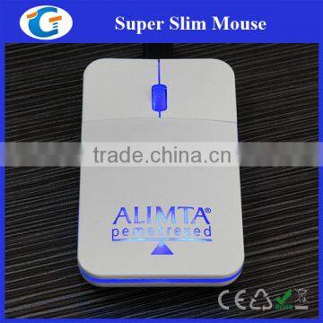 LED Logo Optical Wireless Pocket Mouse