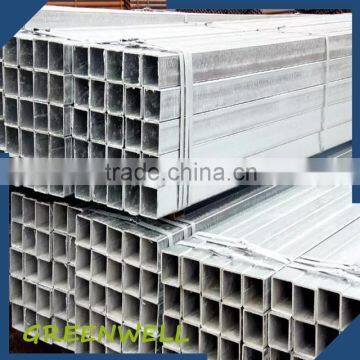 Zinc plated perforated square steel tube