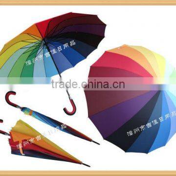 RU70-16K eye-catching color fashion promotional 16 rib umbrella