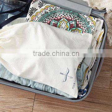 Home Furnishing Cancas Dustproof Storage Drawstring Bag