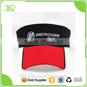 Fashion Design Promotional Customized Logo Sun Viosr Cap with Velcro