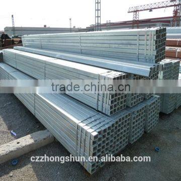 MS galvanized square steel tube 100x100