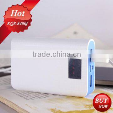 china universal mobile power bank 8400mAh charger