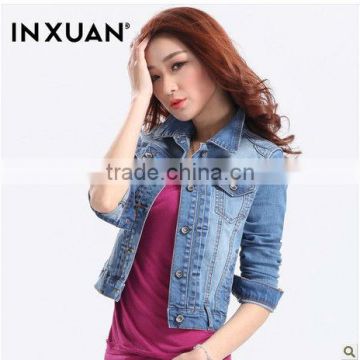 new style cotton jeans jacket women