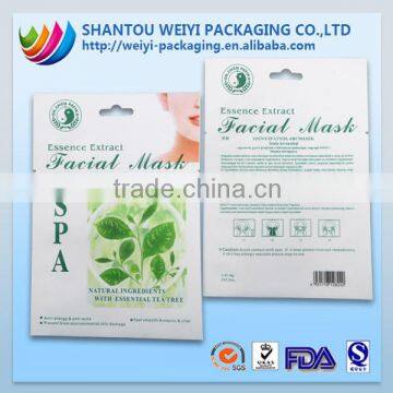 Custom Printed Plastic Packaging Bag For Face Mask