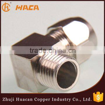 brass 35mm chrome compression elbow