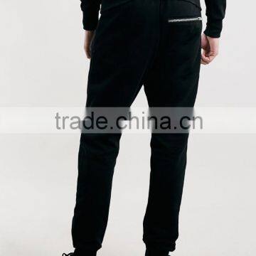 full black and full plain custom custom joggers / plain black jogging pants