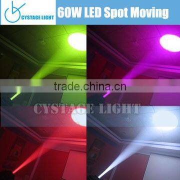 RGBW Spot 60W Moving Head Led Lights