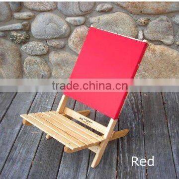 wood beach chair