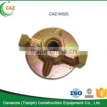 Galvanized cast iron round plate nut for 15/17mm tie rod