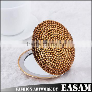 New arrival decorative cosmetic mirror with rhinestone