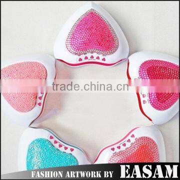 2015 9W heart shape with rhinestone professional convenient nail art LED lamp