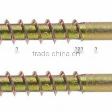 Cross recessed countersunk head screw for wood