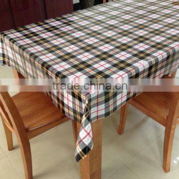 waterproof pvc tablecloth real silk pvc tablecloth