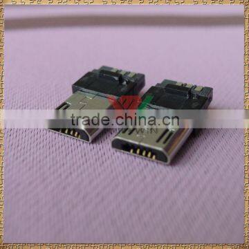 With Spring Shell Micro USB 5P connector