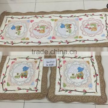 Ct28 Patchwork Car Seat Mats 3 PCS