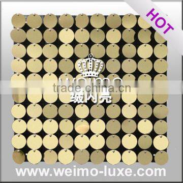 2015 Gold Sequin Panel For Designer Home Decor
