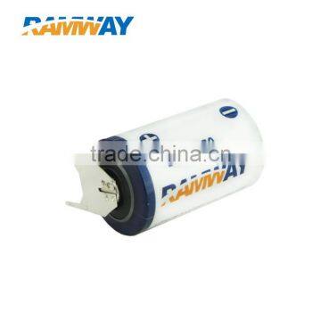 RAMWAY ER14250 Size 1/2AA batteries, prepaid electricity meter battery,3.6v lithium battery 1/2aa er14250