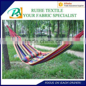 CHina Supplier Alibaba strong hanging travel hammock bed fabric