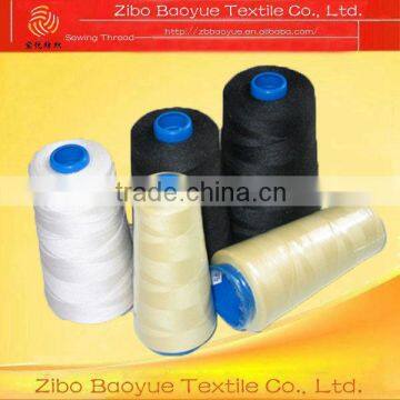 42S/2 100% polyester spun yarn on plastic cone
