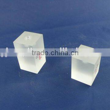 Customized Clear frosted acrylic jewelry display block