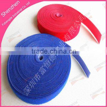 20mm blue back to back hook loop fastener tape