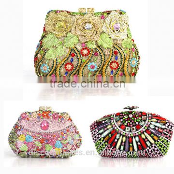 wholesale fancy elegant evening handbag crystal clutch purses in delhi                        
                                                Quality Choice